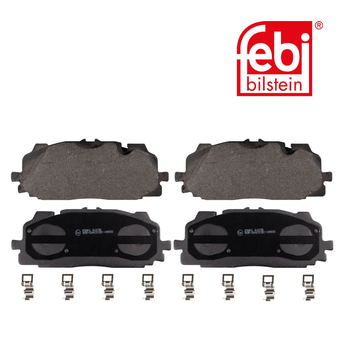 Genuine FEBI Front Brake Discs & Pads Set Vented for Audi A6 Allroad