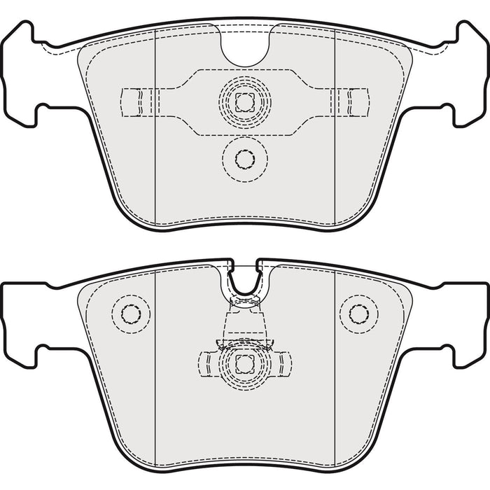 Apec Brake Pads Rear Fits Mercedes Cl Class M R S Apec  - Dynamic Drive