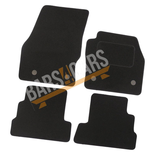 Fully Tailored Black Carpet Car Mats for Ford Kuga 15> Set of 4 With 4 Clips UKB4C  - Dynamic Drive