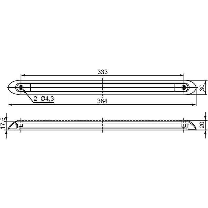 Hella Stop Light Valuefit LED 12V 2DA 357 015-001 Hella  - Dynamic Drive