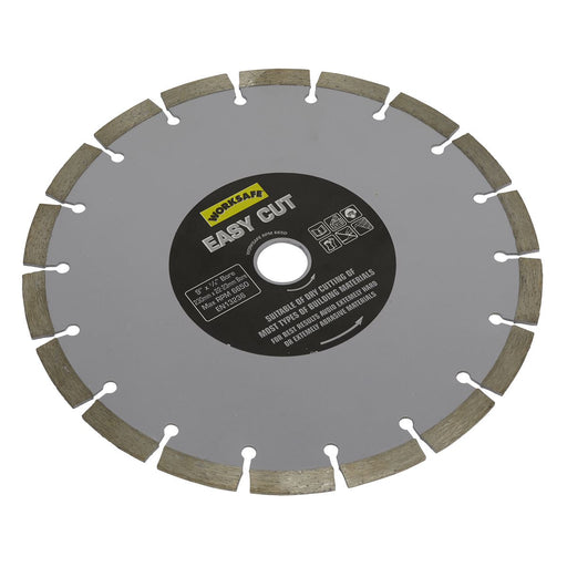 Sealey Silver Easy-Cut Diamond Blade230 x 22mm WDEC230 Sealey  - Dynamic Drive