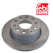 Genuine FEBI Rear Brake Discs & Pads Set Solid for Skoda Octavia Febi Bilstein  - Dynamic Drive