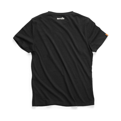 Scruffs Sedona Organic Logo T-Shirt Black M Scruffs  - Dynamic Drive