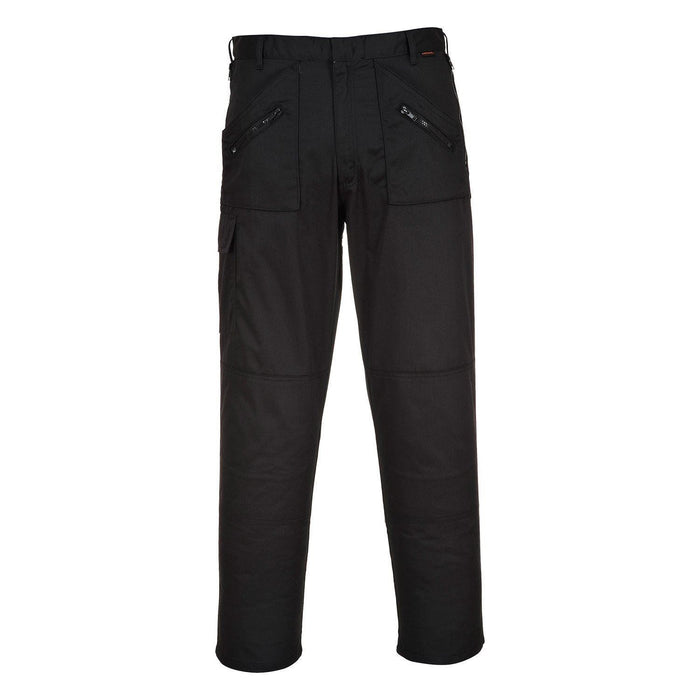 Portwest Action Trousers - Black - 30in. Waist (Tall) Portwest  - Dynamic Drive