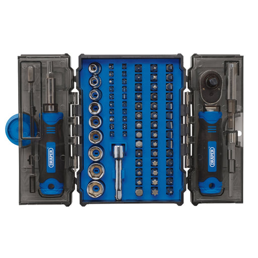 Draper Ratchet and Screwdriver Bit Set (78 Piece) 28029 Draper  - Dynamic Drive