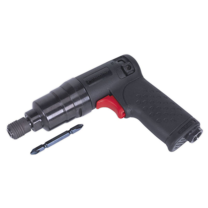 Sealey Air Pistol Screwdriver Mini 600lb.in(67Nm) Composite Premier SA623