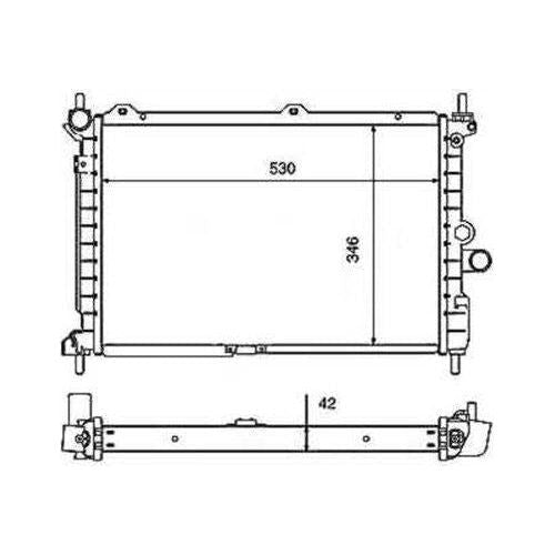 NRF Radiator 50126