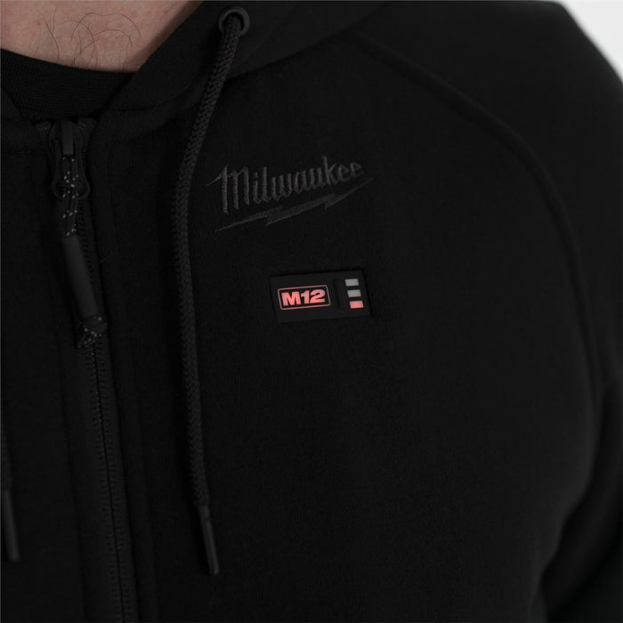 Milwaukee M12Hhbl4-0(L) Heated Hoodie Blk X 4932480063