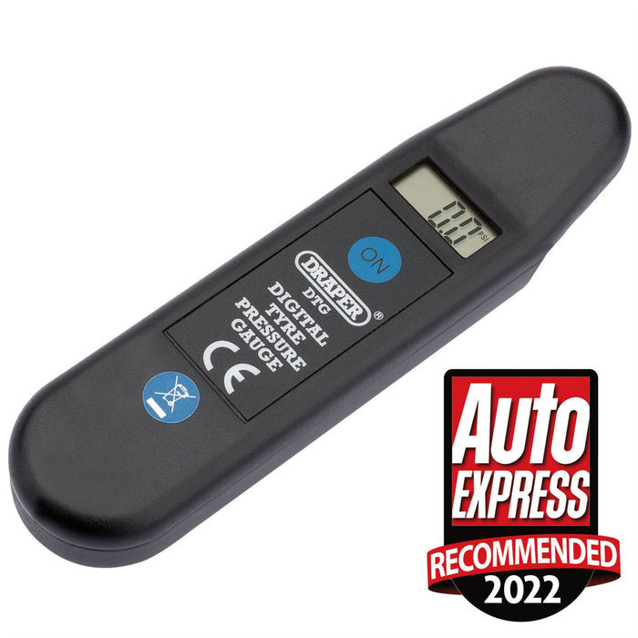 Draper Digital Tyre Pressure Reader 01071