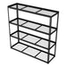 Heavy-Duty Modular Racking Unit 4 Mesh Shelves 300kg Capacity Per Level 1820mm Sealey  - Dynamic Drive