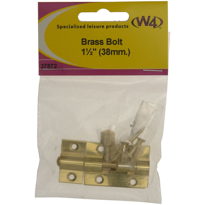 W4 Brass bolt 1.5in 37872 W4  - Dynamic Drive