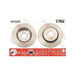 Genuine TRW Brake Disc (Pair) DF6225 TRW  - Dynamic Drive