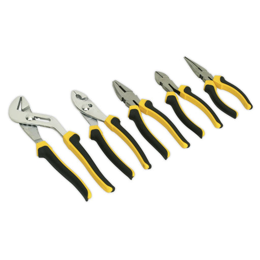 Sealey Comfort Grip Pliers Set 5pc S0646 Siegen by Sealey  - Dynamic Drive