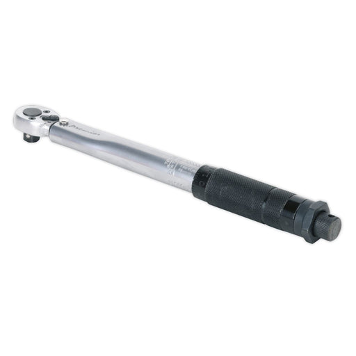 Sealey Torque Wrench Micrometer Style 3/8"Sq Drive 2-24Nm(1.47-17.70lb.ft) Calib Sealey  - Dynamic Drive