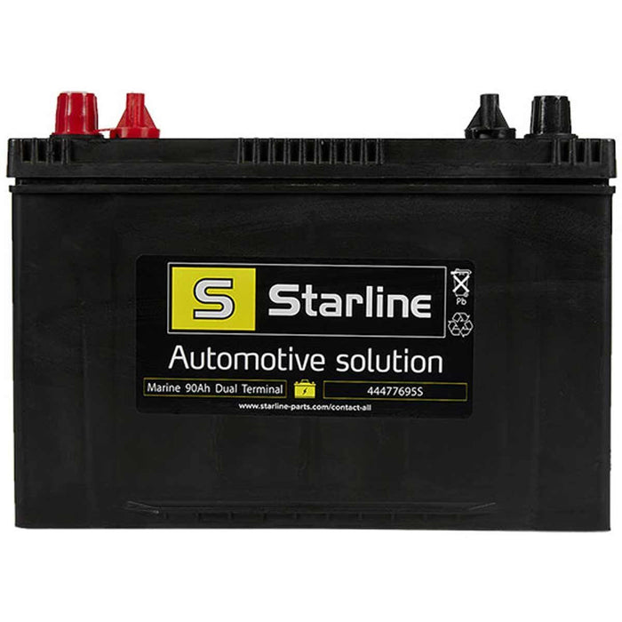 Starline Leisure Battery 90Ah Sealed Lead Acid (DC27MF) Long Lasting Power f Nova  - Dynamic Drive