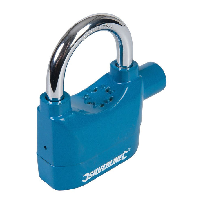 Silverline Alarm Padlock 70mm Silverline  - Dynamic Drive