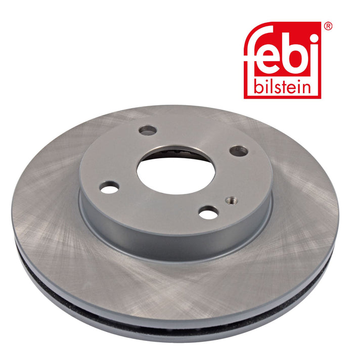 Genuine FEBI Front Brake Discs & Pads Set Vented for Mazda 323 C Febi Bilstein  - Dynamic Drive