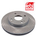 Genuine FEBI Front Brake Discs & Pads Set Vented for Mazda 323 C Febi Bilstein  - Dynamic Drive