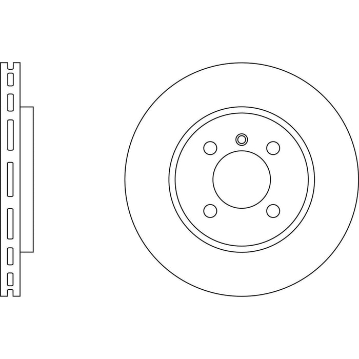 Apec Brake Disc Front Fits BMW 3 Series Z1