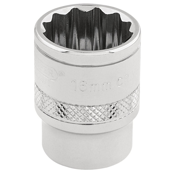 Draper HI-TORQ 12 Point Socket, 3/8" Sq. Dr., 16mm 32780 Draper  - Dynamic Drive