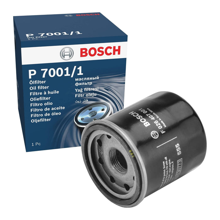 Genuine Bosch Car Oil Filter P7001/1 fits Nissan Juke CVTC - 1.6 - 10- F02640700