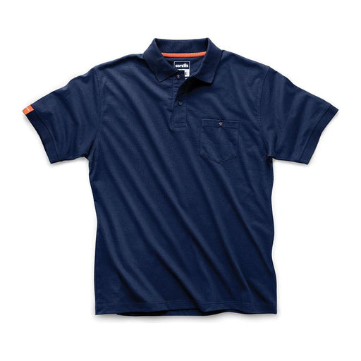 Scruffs Eco Worker Polo Navy XXL Scruffs  - Dynamic Drive