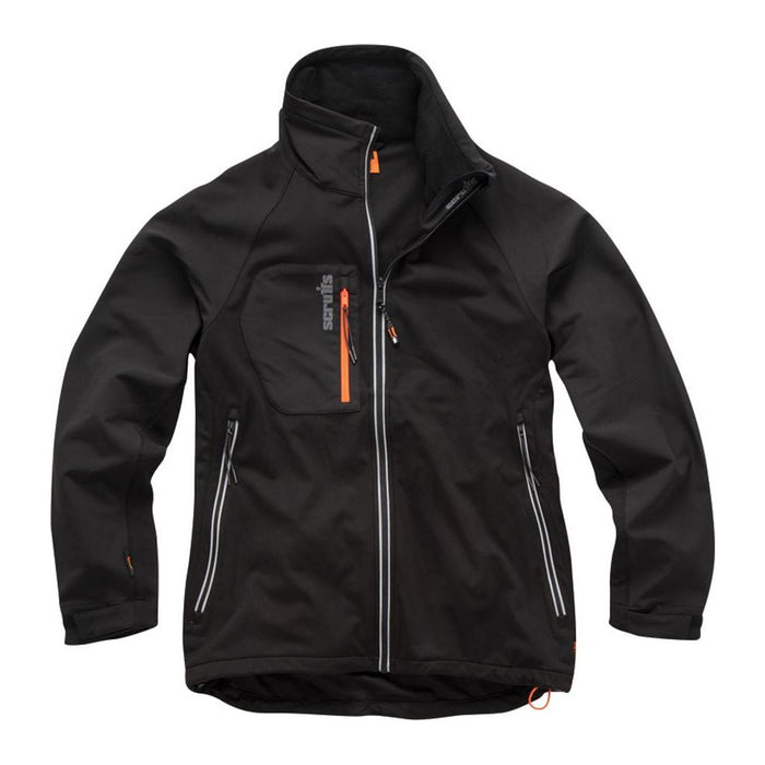 Scruffs Trade Flex Softshell Jacket Black XL