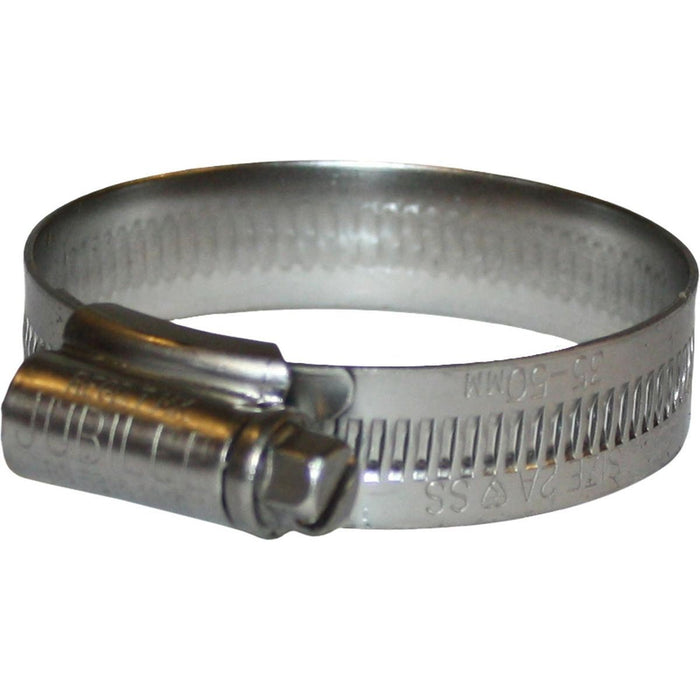 Jubilee Hose Clip 35-50mm Zinc Plated Mild Steel Size 2AMS - for all your hose n Jubilee  - Dynamic Drive