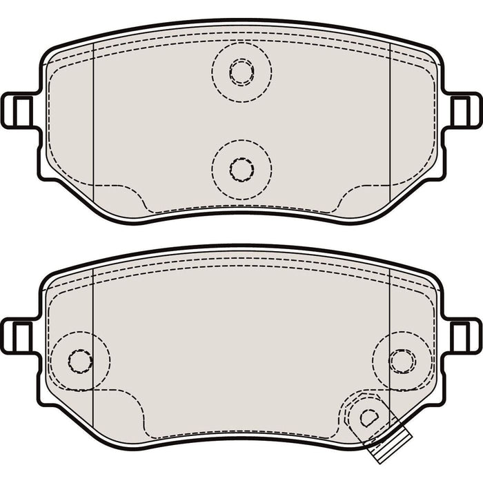 Apec Brake Pads Rear Fits Mercedes X Class