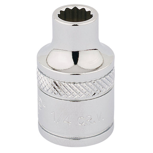 Draper HI-TORQ 12 Point Socket, 3/8" Sq. Dr., 1/4" 49015 Draper  - Dynamic Drive