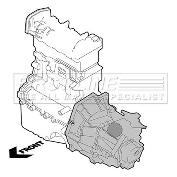 Genuine First Line Engine Mounting fits Ford Focus 1.6 9804 FEM3564