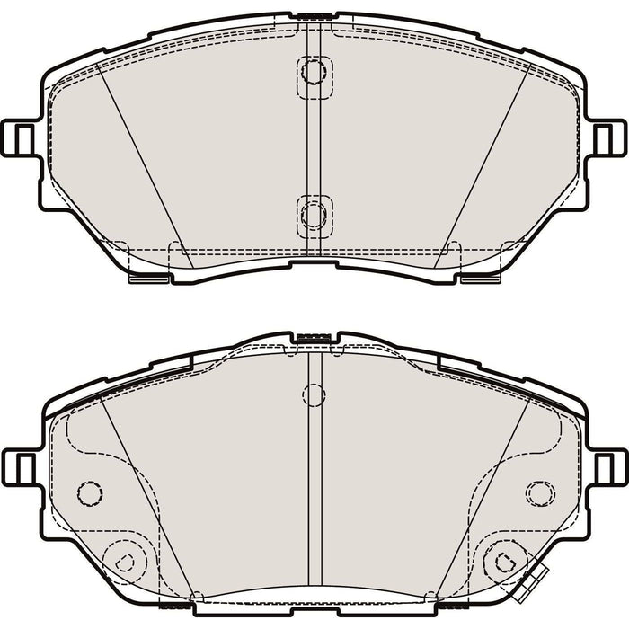 Apec Brake Pads Front Fits Toyota C-Hr Corolla