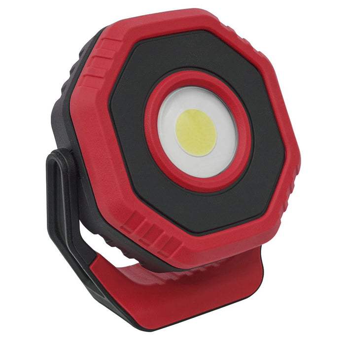 Sealey Rechargeable Pocket Floodlight with Magnet 360 14W COB LED Red Sealey  - Dynamic Drive