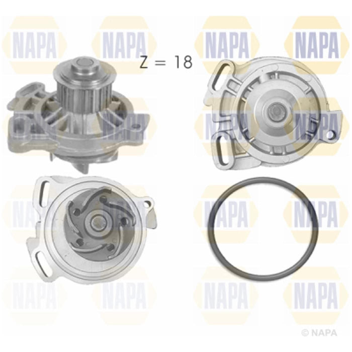 Genuine NAPA Water Pump for VW Volkswagen 23121004