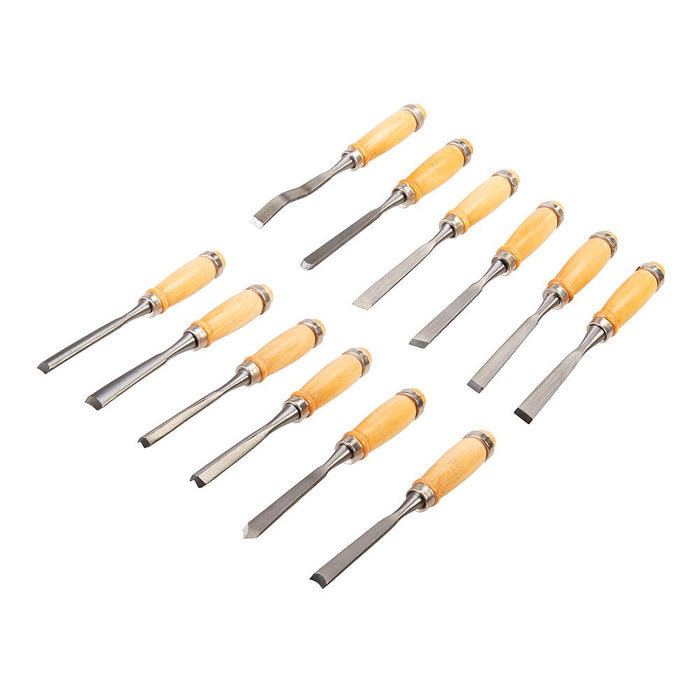 Silverline Wood Carving Set 12pce 200mm