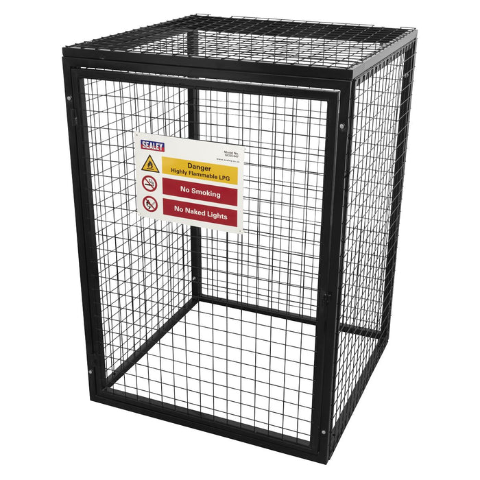 Sealey Safety Cage 4 x 47kg Gas Cylinders GCSC447