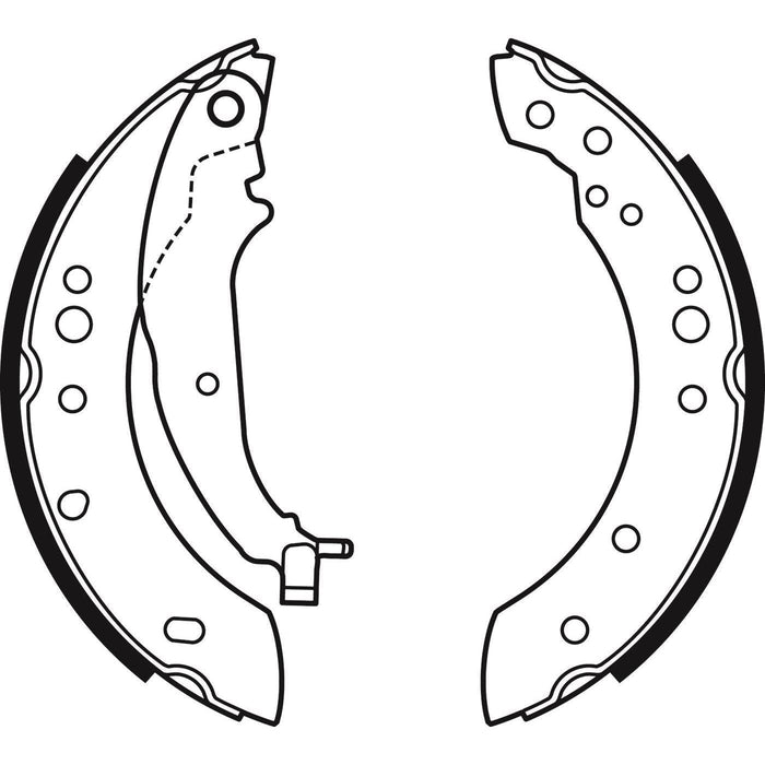 Apec Brake Shoe Rear Fits Mitsubishi Colt