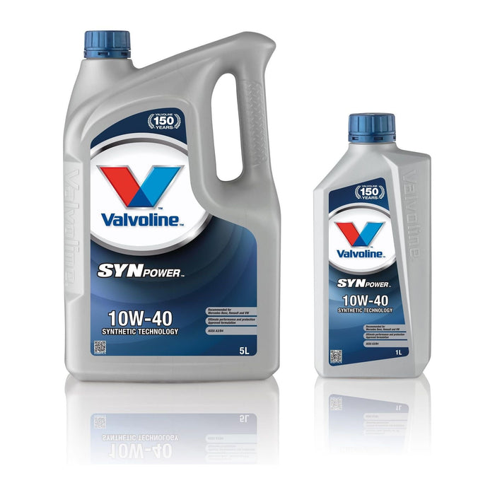 Valvoline SynPower 10W-40 10W40 Engine Oil - 6 Litres 6L Valvoline  - Dynamic Drive