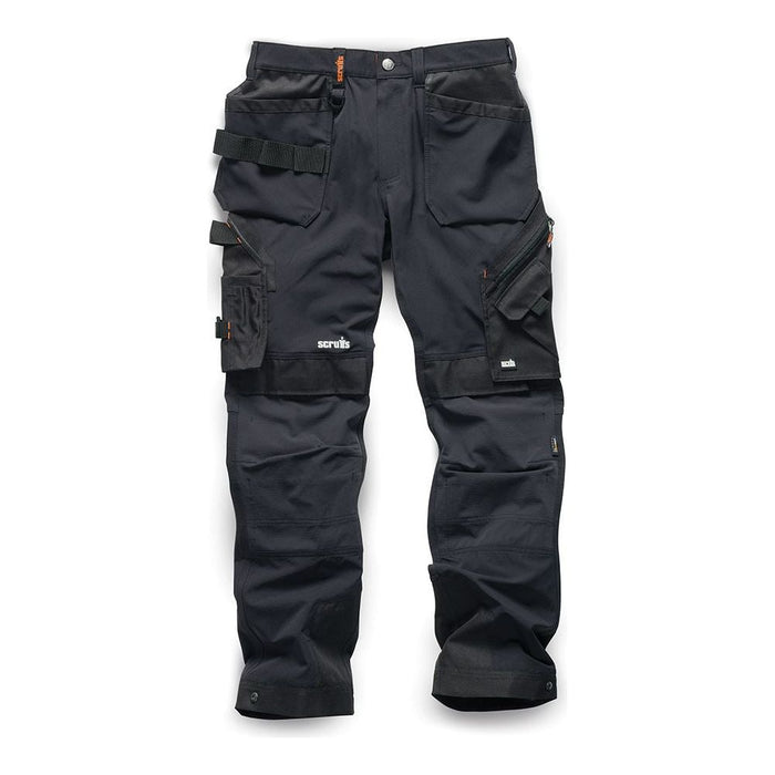 Scruffs Pro Flex Plus Holster Trousers Black 33R