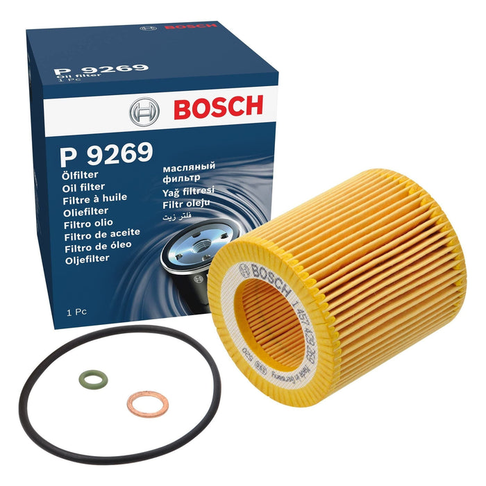 Genuine Bosch Car Oil Filter P9269 fits BMW 3 325i Cabrio - 3.0 - 07-13 14574292