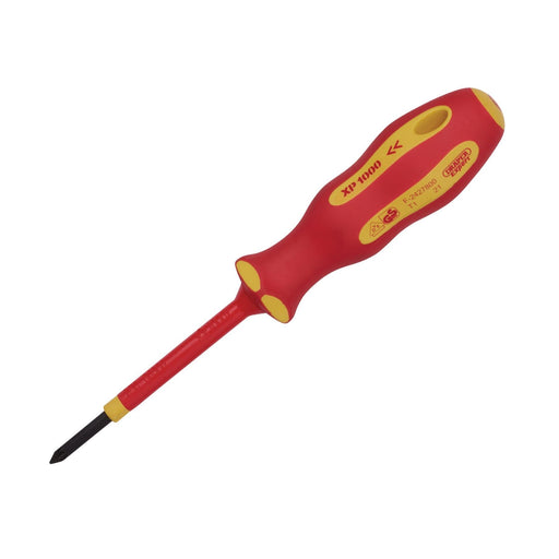 Draper XP1000 VDE PZ Type Screwdriver, No.0 x 60mm 64476 Draper  - Dynamic Drive