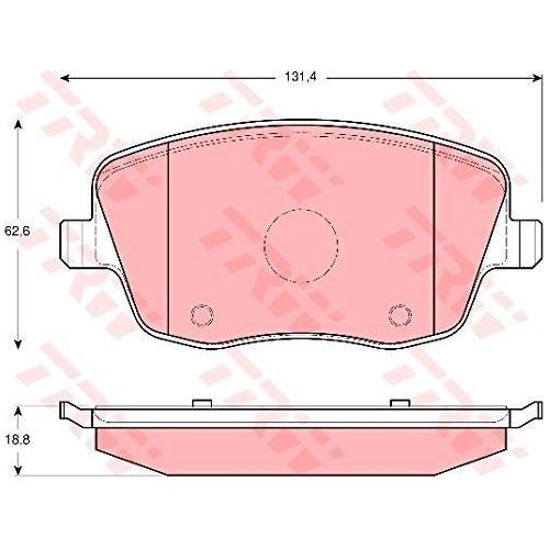 Genuine TRW Brake Pads (Front) (R90) GDB1414