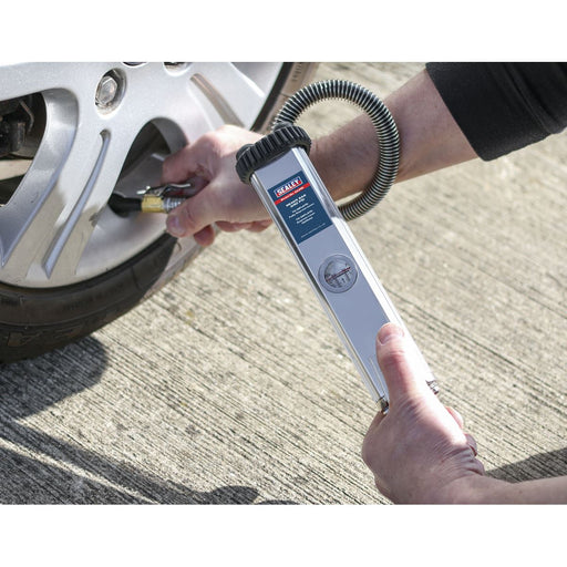 Sealey Tyre Inflator with Clip-On Connector SA395 Sealey  - Dynamic Drive