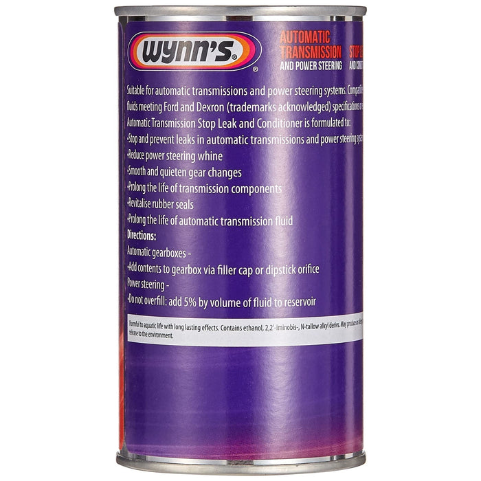 Wynns Auto Transmission & Power Steering Stop Leak & Conditioner - 325ml Wynns  - Dynamic Drive