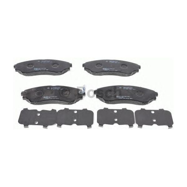 Genuine Bosch Brake Pad Set Bp1213 fits Ford Usa Ranger TDCi - 2.5 - 05-11 09864