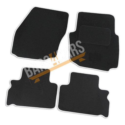 Fully Tailored White Trim Carpet Mats for Ford S Max 06 ON Set of 4 UKB4C  - Dynamic Drive