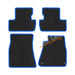 Tailored Blue Trim Carpet Mats for Lexus Is250-Is220 05-13 + Clips 1950 UKB4C  - Dynamic Drive