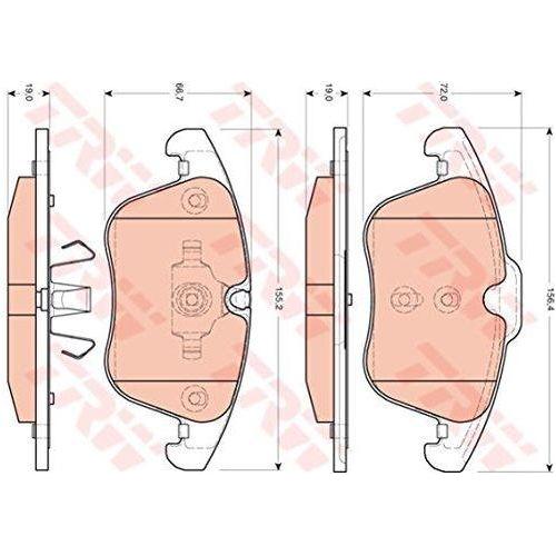 Genuine TRW Brake Pads (Front) (R90) GDB1705