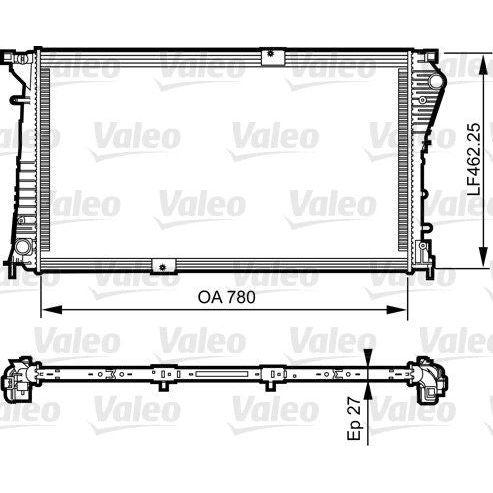 Valeo Radiator 734931 Automotive Part fits Opel Vivaro Valeo  - Dynamic Drive