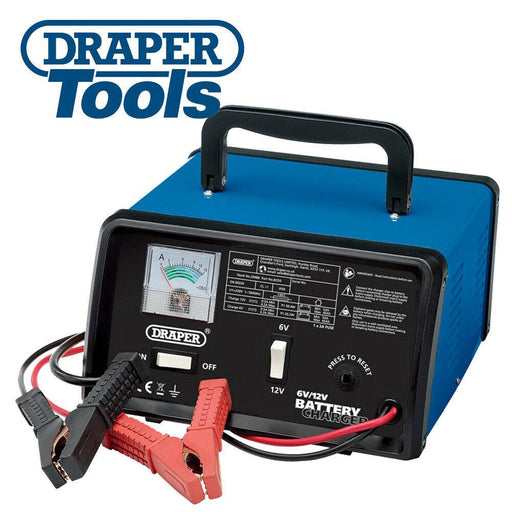 Draper 6/12V Battery Charger, 4.2A 20486 Draper  - Dynamic Drive